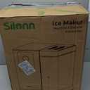 Countertop Ice Maker Machine, 8 Ice Cubes in 6 mins, 26lb/Day Ice with 2 Sizes- Portable Mini, Energy Saving & Basket/Scoop for Home/Party/Travel/Camping/Bar,Black