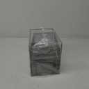 Mind Reader Accessory Organizer, Supply Storage, Makeup, Office, Kitchen, Metal Mesh, 8.25"L x 12.5"W x 12.5"H, Silver