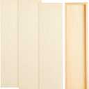 Bright Creations Unfinished Wood Panels for Panel Painting & Blank Canvas - Cradle Boards for Porch Sign Blanks - Long Wood Boards for Crafts & Wall Decor - 6 x 23 x 0.84 in, Pack of 4
