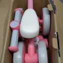 SEREED Baby Balance Bike for 1 Year Old Boys Girls 12-24 Month Toddler Balance Bike, 4 Wheels Toddler First Bike, First Birthday Gifts (Pink New)