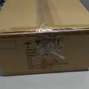 CALDION LED Ceiling Light, 12 24W Square Flush Mount Ceiling Light Fixture, Dimmable 3000K,Matte Black Finish Gold Metal Frame with Frosted Glass, 6870FM-GD+BK