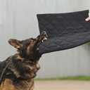 MABOZOO Indestructible Dog Bed, Chew Proof Crate Pad for Aggressive Chewers, Machine Washable Quilted Mat, Durable for Medium Dogs, Black Kennel Pad (28x41 in)