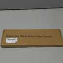 Stop Spills & Crumbs! Stainless Steel Stove Gap Covers (2 Pack) | Heat-Resistant Filler for Gas Stoves & Ovens | Adjustable 13.8" to 27.5" | Non-Slip, Easy Clean, Tool-Free Install (Black)