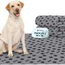 Washable Pee Pads for Dogs, 2 Pack Large 34"x36" Super Absorbent Dog Training Pads,100% Waterproof Non-Slip Dog Pads for Whelping, Reusable Puppy Pads to Protect Your Floor