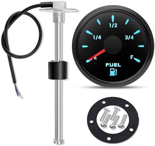 ARTILAURA Fuel Sending Unit and Gauge Kit, 240-33ohms 14" (350mm) Boat Marine Fuel Tank Sender Stainless Steel Gas Sensor for Car Truck Vehicle (Black) ARTILAURA Fuel Sending Unit and Gauge Kit, 240-33ohms 14" (350mm) Boat Marine Fuel Tank Sender Stainless Steel Gas Sensor for Car Truck Vehicle (Black)
