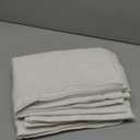 Cream Linen Back Tab Curtains 84 Inch Length for Living Room 2 Panel Set Neutral Modern Farmhouse Window Privacy Semi Sheer Linen Drapes Rustic Pinch Pleated Look Curtain Natural Ivory Colored