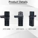 3PCS Camshaft Crankshaft Position CPS Sensor Kit 23731-AL60A 23731-AL61A 23731-6J90B Compatible with Nissan Altima 350Z Maxima Frontier Murano NV1500 2500 Pathfinder Quest Xterra Infiniti G35