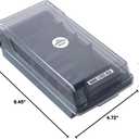 dohobby Business Card Case Organizer Business Card Holder for Desk Credit Card Holder File Business Card Holders Box Storage