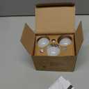 E12 Candelabra Globe Bulbs 6W 120V Daylight White 5000K 5-Pack