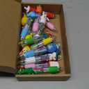 CZWZ 20Pcs Mini Multicolor Pens in One 4-in-1 Cute Pens Bulk for Kids, Fun Kawaii Ballpoint Pens for Birthdays and Children's Party Favors Gifts Teacher School Supplies