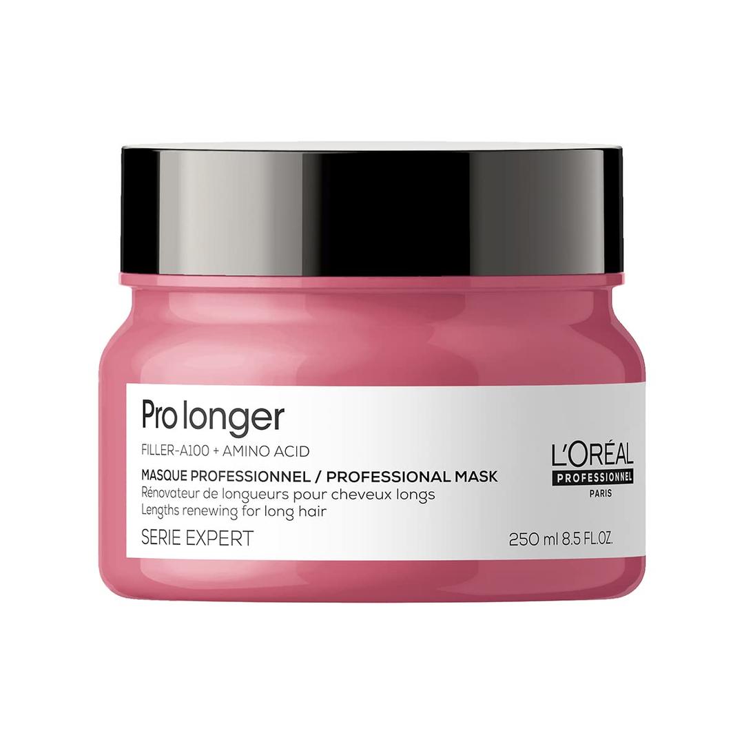 L'Oral Professionnel Paris Pro Longer Mask - Reduces Breakage & Appearance of Split Ends For Thin & Fine Hair Types, Adds Softness & Shine