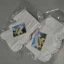 2 x Women Crew Socks Casual Athletic Gym Running Cozy Cotton Calf Socks For Women 3-6 Pack Size 5-11 (White, EXP 11/26/26)