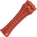 Nylabone Textured Knuckle Bone Power Chew Toy for Dogs, Durable & Tough Dog Toys for Aggressive Chewers, Bacon Flavor, X-Large - 50+ lbs, 1 Count