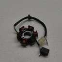 Glixal GY6 49cc 50cc 80cc 100cc 8 poles Magneto Stator for 139QMB 139QMA 147QMD Scooter Moped ATV Go-kart Buggy Engine Taotao Jonway Icebear Baja Coolster Lance SUNL Vento (Alternating Current)