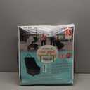 J.L. Childress Wheelie Car Seat Bag - Travel Bag for Airplane, Fits Most Baby & Infant Car Seats, Boosters, & Carriers, Airport Accessories for Gate Check or Baggage Check, Dual Rubber Wheels - Black