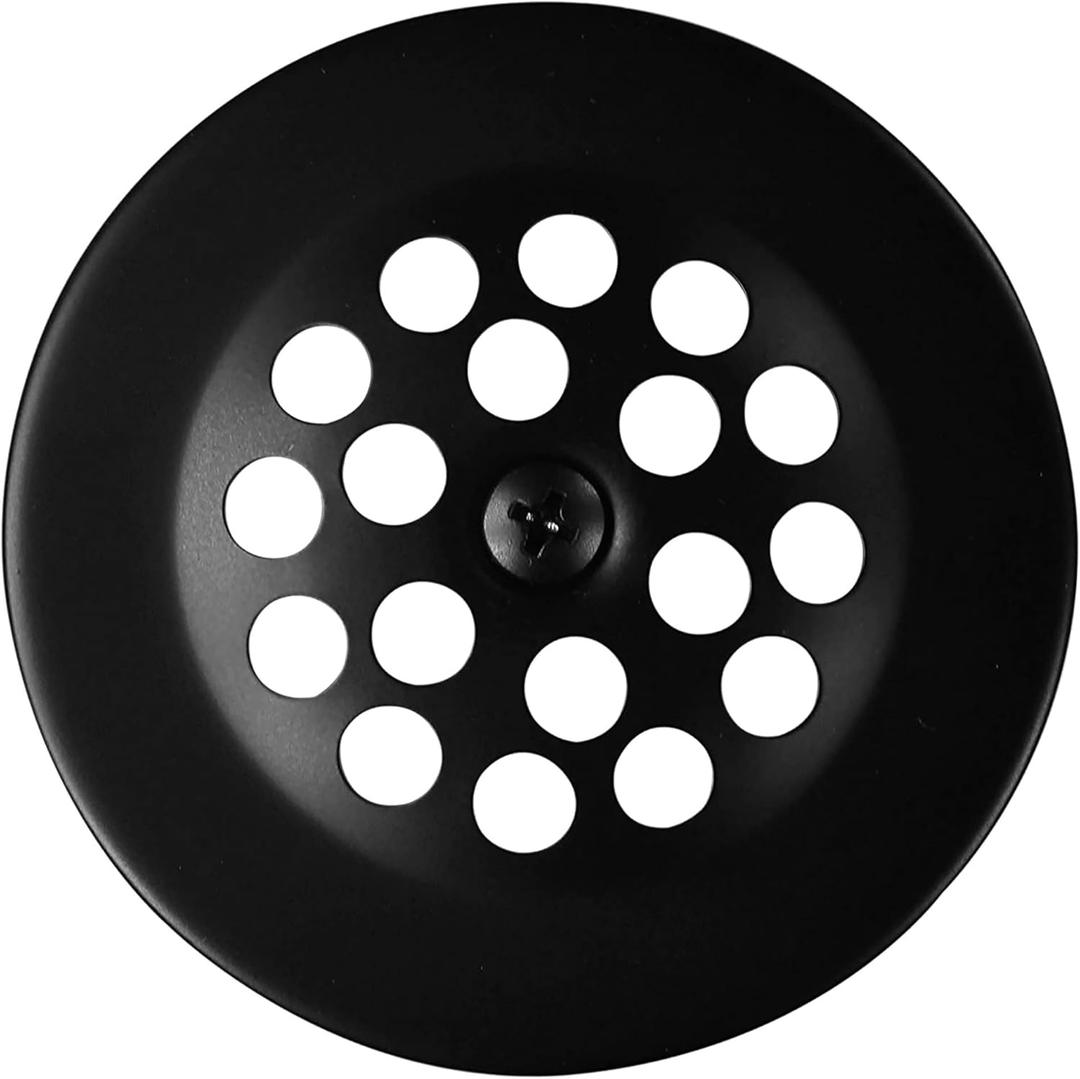 Westbrass Gerber Style Bee-HiveTub Strainer Grid with Screw, Matte Black, D327-62