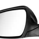 Power Left Driver Side Mirror Assembly Compatible with 2011-2013 Optima Sedan, Door View Mirror with Turn Signal Light and Manual Folding Replaces 876102T110 KI1320152 (5Pins Black Left)