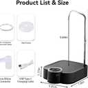 Drinking Water Dispenser Pump, Electric Desktop Water Pump for Universal Bottle, USB Charging, 5 Gallon Water Jug Pump for Home, Office, Outdoor
