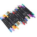 DOITOOL Dual Tip Acrylic Paint Pens Set for Wood and Canvas Art Color Markers for Adults and Teens for Diy Crafts and Creative Projects