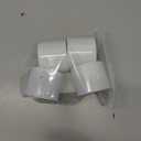 ZYAMY 4PCS Socket Shade Ring Metal Lampshade Sleeve Ring Diameter 1 to 1/2 inch Fixed Glass Shade Replacement Lamp Socket Ring Snap Head Ring Lamp Fixture Matching for Ceramic Sockets White