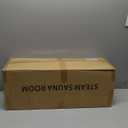 Upgraded Sauna Box for Relaxation, Detoxification, Portable Sauna for Home with Steamer, Remote Control, Folding Chair, 9 Levels, 2.6 x 2.6 x 5.9 (Black)