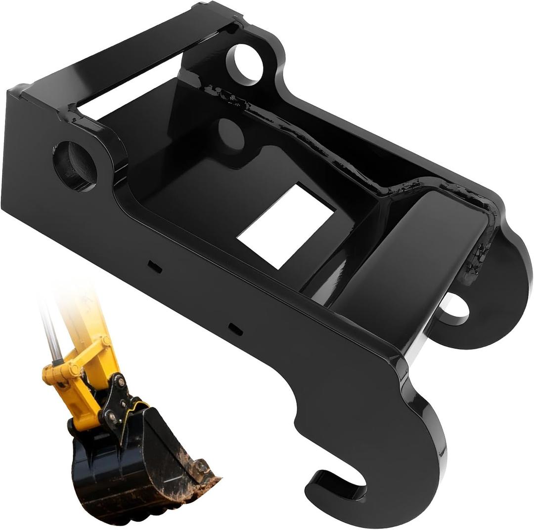 X-Change Coupler Bracket Quick Attach Mini Excavator Attachment Compatible with Bobcat E Series Black-Coating Steel Attach Coupler