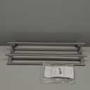 Bathroom Towel Rack 24 Inch Tower Holder with Double Towel Bar Brushed Nickel Towel Rack Wall Mounted SUS304 Stainless Steel Hotel Towel Shelf Modern Towel Hanger