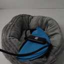 Heated Cat Bed for Indoor Cats, 20 Electric Cat Heated Bed Pet Warming Bed for Cats and Small Dogs, Washable Calming Round Donut Pet Bed with Heating Pad, Indoor Use