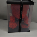 Large 16 Inch Rose Bear Flower Bear Gift Set with Luxury Gift Box, Handmade Artificial Rose Teddy Bear, Valentine Gift for Her, Anniversary, Birthday