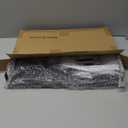 Stackable Expandable Metal Shelf Organizer - Adjustable Wire Storage Rack with Holes for Kitchen, Bathroom, Cabinet, Office - Space Saving, Durable & Sturdy Design1PACK/Medium/Black