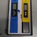 VIVOSUN Digital pH and TDS Meter Kits, 0.01pH High Accuracy Pen Type pH Meter  2% Readout Accuracy 3-in-1 TDS EC Temperature Meter for Hydroponics, Pool and Aquarium, Yellow Blue, UL Certified