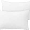 BEDELITE Flannel Pillowcases Standard Set of 2, Super Soft Fleece Pillow Case Cover with Zipper for Bedroom, Sofa, Couch,Luxury Cozy Velvet Pillow Shams for All Seasons(20x26 Inches, Bright White)