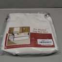 Pleated Bed Skirt with Split Corners for Daybeds - Three Side Coverage - Made with Brushed Microfiber, (Twin Size, Ivory Solid)/16 Inch Drop