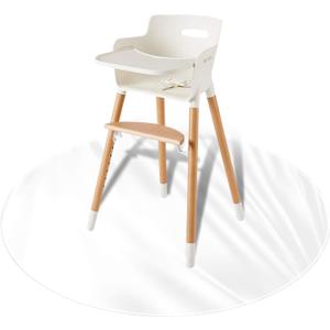 XL Baby Splat Mat for Under Highchair, Kids Room, Art Floor Cover, Food Spills. Easy to Clean, Child Safe. Ideal Under Pet Dish, Litter Box (Clear Round) XL Baby Splat Mat for Under Highchair, Kids Room, Art Floor Cover, Food Spills. Easy to Clean, Child Safe. Ideal Under Pet Dish, Litter Box (Clear Round)