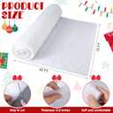 Tondiamo 15 x 20ft 1 Pack Large Snow Blanket Roll for Christmas Decor