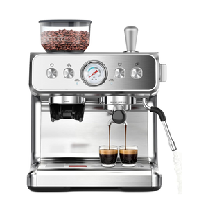 COWSAR 20 Bar Espresso Machine with Grinder & Milk Frother Steam Wand, 58mm Expresso Coffee machines, Commercial Stainless Steel Coffee Maker for Cappuccino and Latte, Perfect for Home Café-Pro
