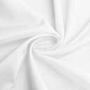 sancua Round Tablecloth - 80 Inch - Water Resistant Spill Proof Washable Polyester Table Cloth Decorative Fabric Table Cover for Dining Tables, Buffet Parties and Camping, White