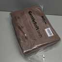 Bedsure 100% Washed Cotton Duvet Cover King Size - Brown Minimalist Bedding Set Linen Like - PureWoven Plain Simple & Soft Comforter Cover for All Seasons (Brown, King, 104"x90")