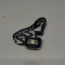 Foxelli LED Headlamp Flashlight for Adults & Kids, Running, Camping, Hiking Head Lamp with White & Red Light, Comfortable Headband, Lightweight & Waterproof, 3 AAA Batteries (2-Pack Black)