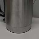 Amazon Basics Electric Stainless Steel Kettle for Tea and Coffee, BPA-Free, Fast Boiling, Auto Shut-Off, 1.1 Quarts, 1500W, Black and Silver