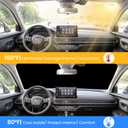 Foldable Sun Shade WODSTA Full Coverage Windshield Sunshade Compatible with Honda HRV 2023-2026 4-Layer Thickened Windows Visor 240T Polyester Windshield Sun Shade