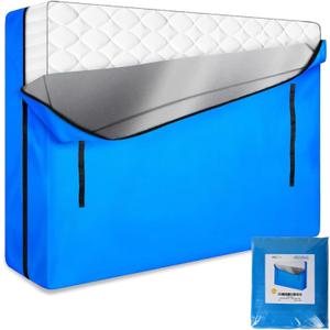 ANALIM Mattress Bags for Moving and Storage, Zippered Mattress Storage Bag with 8 Strong Carrying Handles, Cover Moving Supplies Reusable Mattress Protector (Queen)