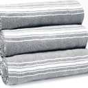 Belizzi Home Peshtemal Turkish Towel Chevron Beach Towels Oversized 36x71 Set of 6, Beach Towels for Adults, Soft Durable Absorbent Extra Large Bath Sheet Hammam Towel - Black