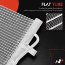 A-Premium Air Conditioning A/C Condenser Compatible with Hyundai Sonata 2011-2014 & Kia Optima 2011-2015, L4 2.0L, Replace# 976063Q000