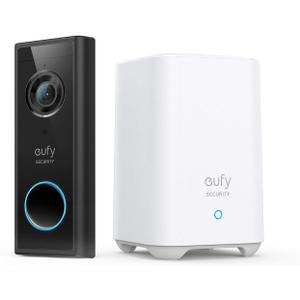 eufy Security, Video Doorbell S220 (Battery-Powered) Kit, Security Camera - 2K Resolution, 180-Day Battery Life, Encrypted Local Storage, No Monthly Fees, Built-in Storage, Motion Only Alert