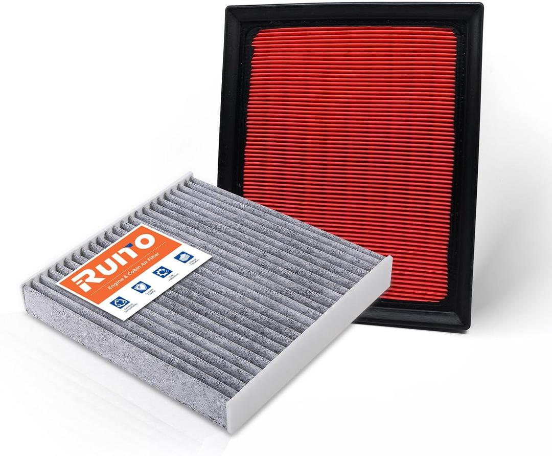 Engine & Cabin Air Filter Fits 2011-2017 CT200h, 2015-2021 NX300h, 2010-2015 Prius, 2012-2015 Prius Plug-In, 2012-2018 Prius V, 2016-2018 RAV4 Hybrid, Replacement for CF10285 CA10741