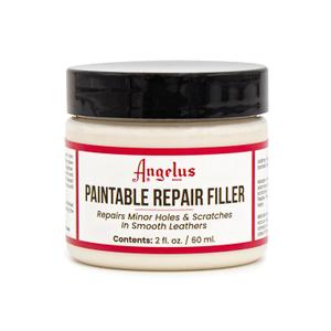 Angelus Leather Filler for Filling or Repairing Holes, Tears, Cracks, Scratches, for Leather Car Seats, Furniture, Shoes - Flexible | Made in USA - 2 fl oz
