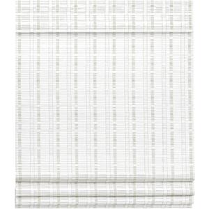 LazBlinds Cordless Bamboo Roman Shades, Light Filtering Window Treatment, Roll Up Bamboo Blinds for Windows, 23'' W x 60'' H