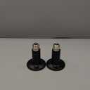 LUCKY HERP 150W Ceramic Heat Emitter, Reptile Heat Bulbs, Ceramic Heat Lamp for Reptiles, Amphibian, Chicken, Dog, Cat (2-Pack)