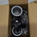 Zoofen Luggage Wheels Replacement 4 pcs Suitcase Replacement Wheels Wear-Resistant Spinner Wheels for Most Suitcase Repair(ZLN-A39,Black)